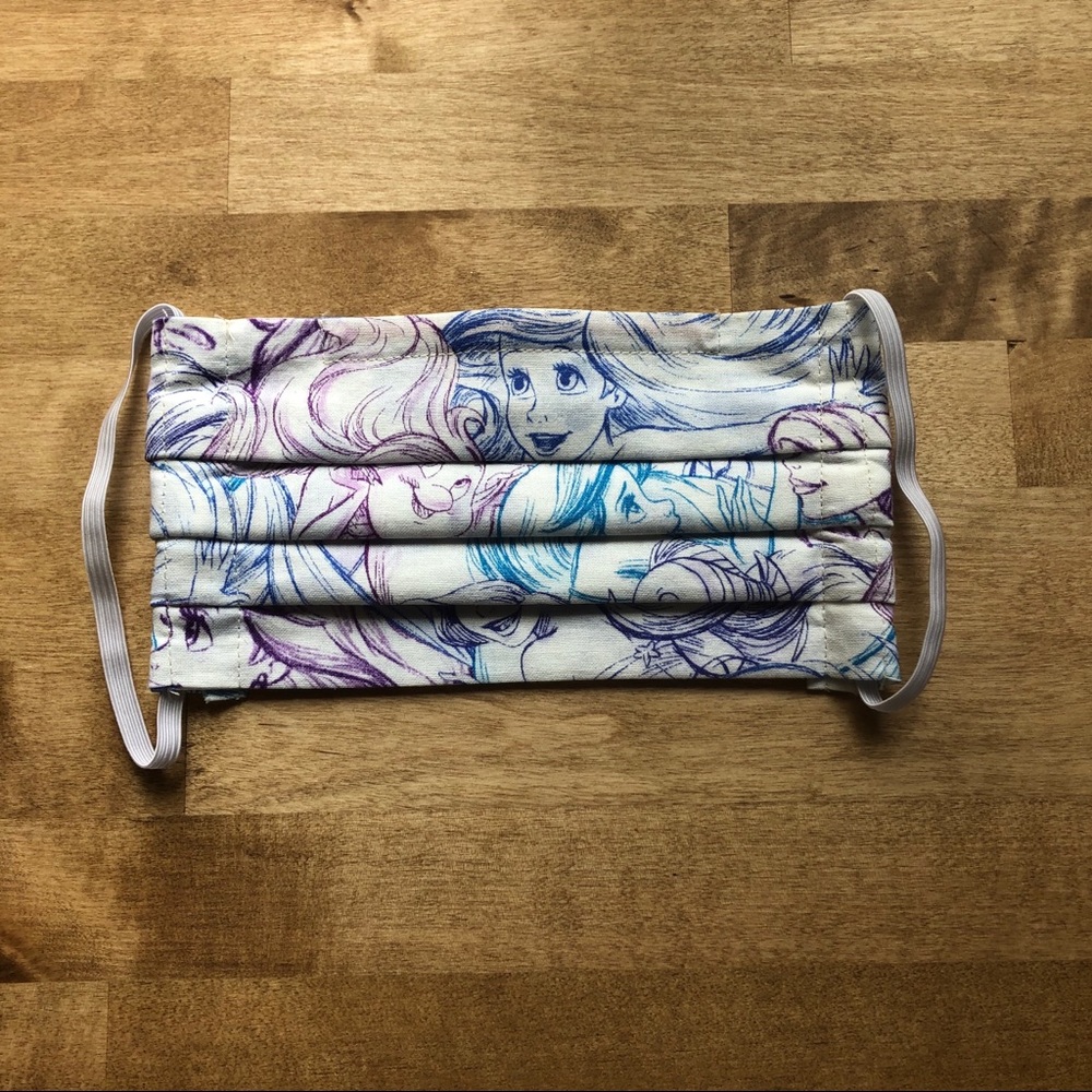 Little Mermaid-Handmade double layer face mask